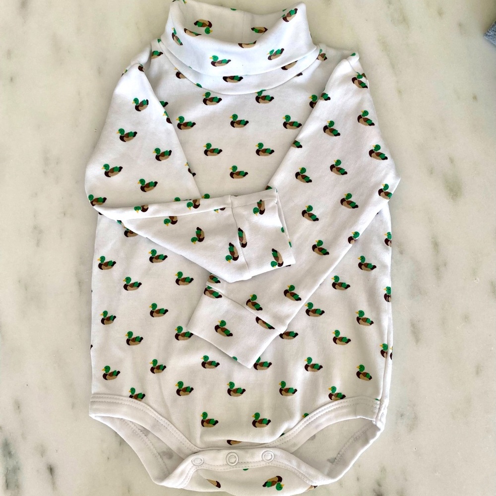 Little English bodysuit mallard duck